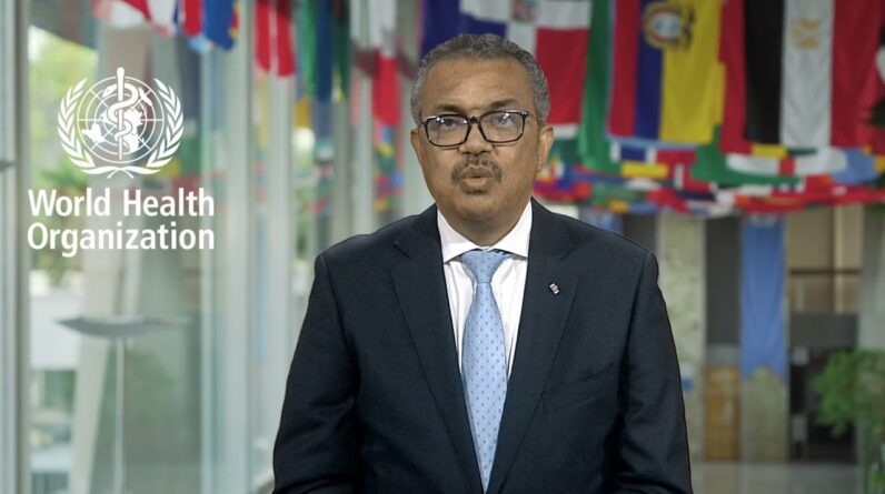WHO Director-General Dr Tedros message for International Day for Disaster Risk Reduction 13 Oct 21